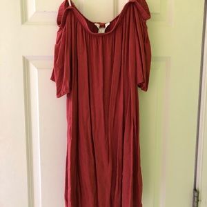 Off the shoulder dress